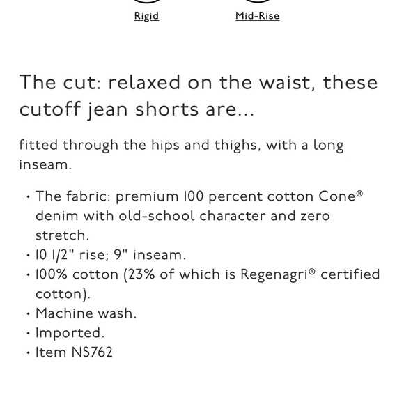 Madewell Distressed Blue Jean Shorts - Picture 8 of 8